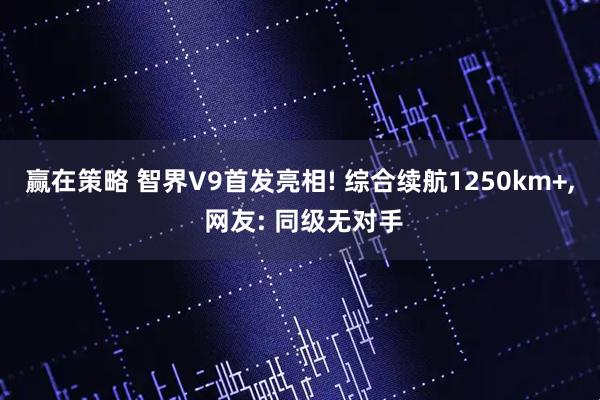 赢在策略 智界V9首发亮相! 综合续航1250km+, 网友: 同级无对手